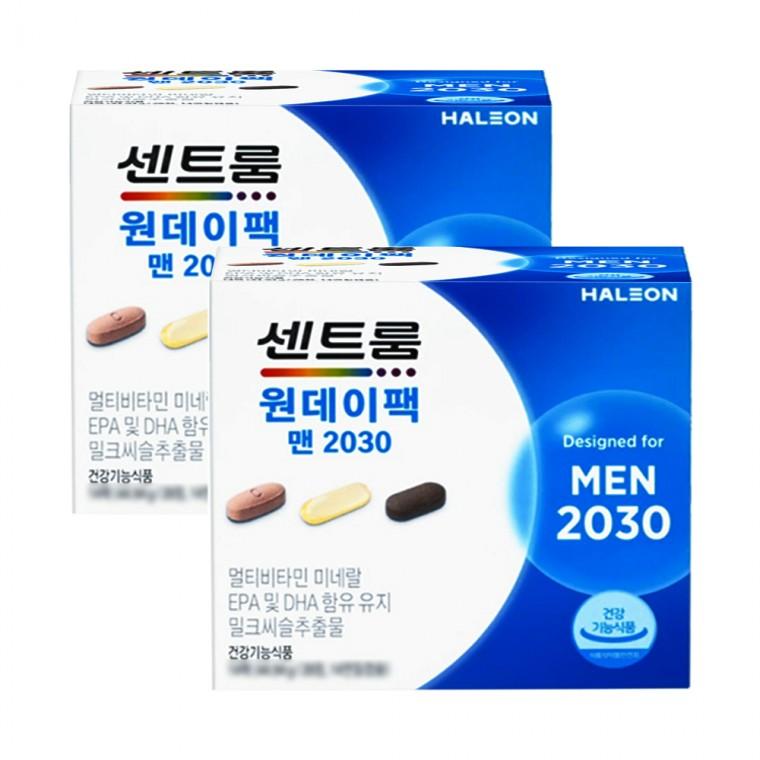 센트룸 원데이팩 맨 2030 3210mg x 30팩 2박스