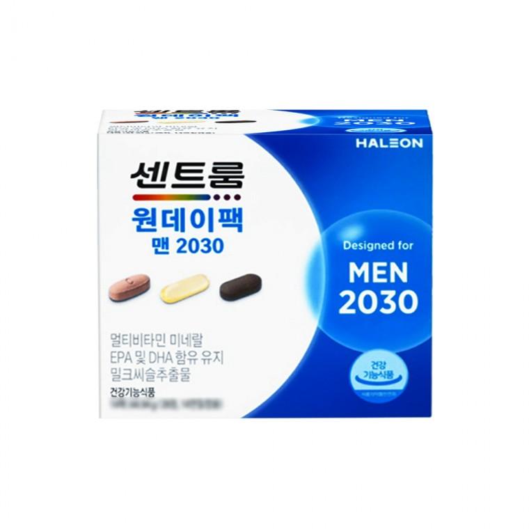 센트룸 원데이팩 맨 2030 3210mg x 30팩 1박스