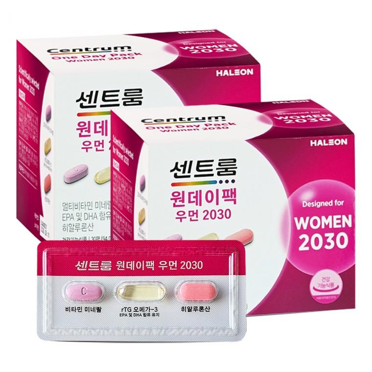 센트룸 원데이팩 우먼 2030 30개입 2개