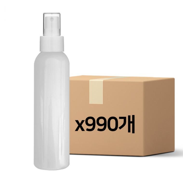 200ml 공병+스프레이×990개 분무기 미스트 백색용기 다용도 리필 분무 분사 용기 도매