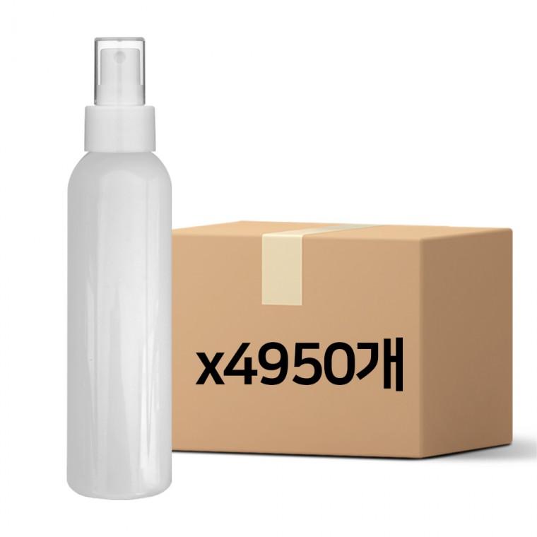 200ml 공병+스프레이×4950개 분무기 미스트 백색용기 다용도 리필 분무 분사 용기 도매