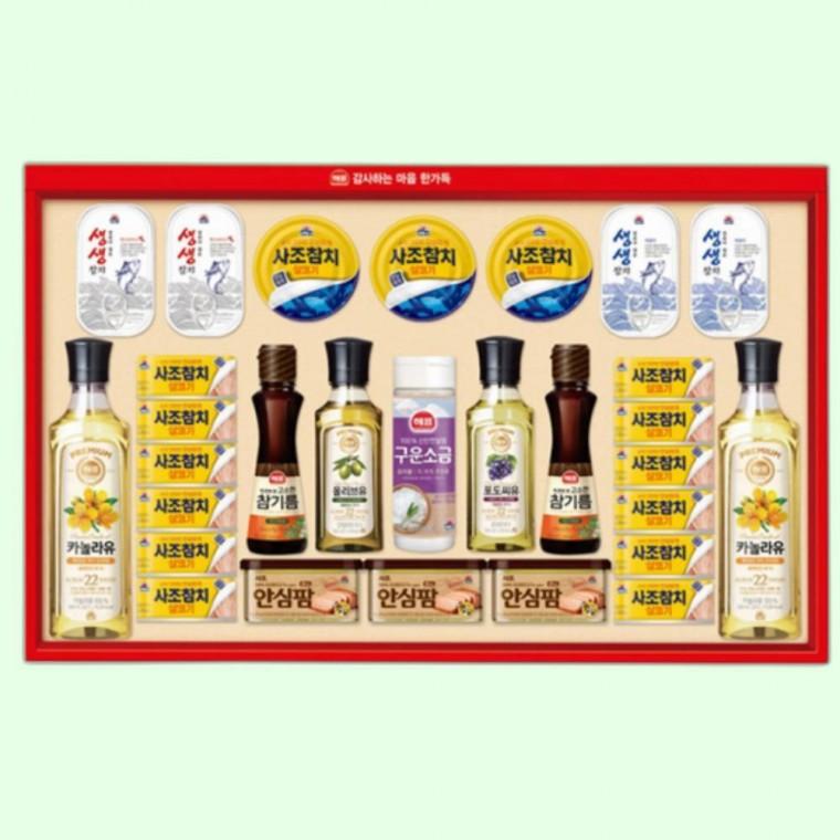 설날 명절 참치 카놀라유 선물세트 답례품
