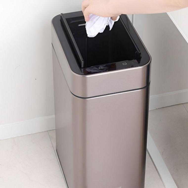 스마트 자동 쓰레기통 센서 휴지통 냄새차단 20L