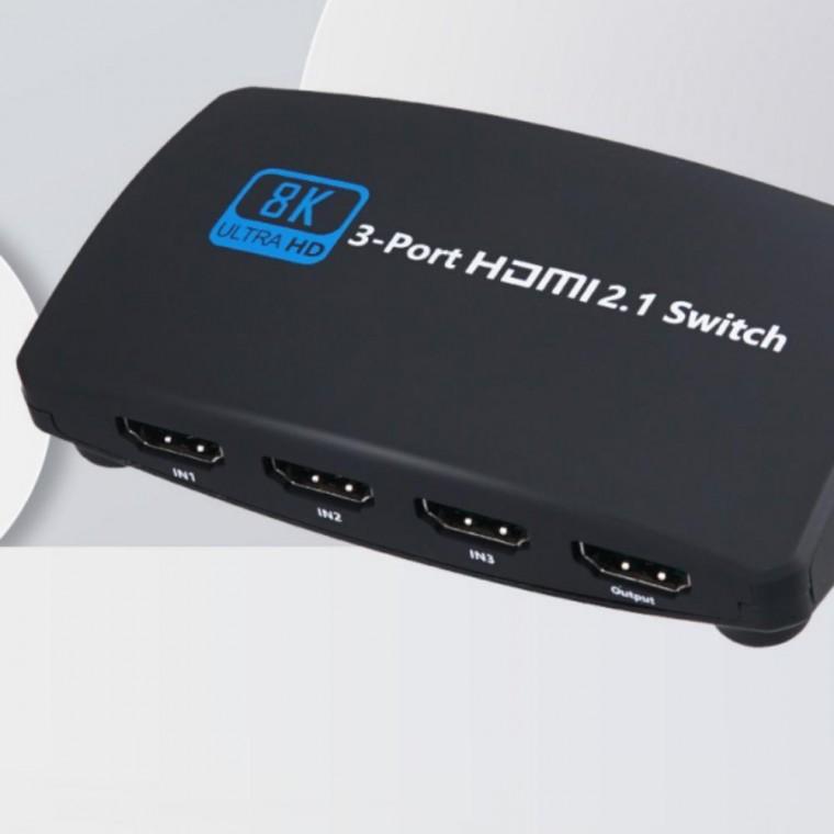 HDMI 3대1 TV 고해상도 8K 모니터 선택기