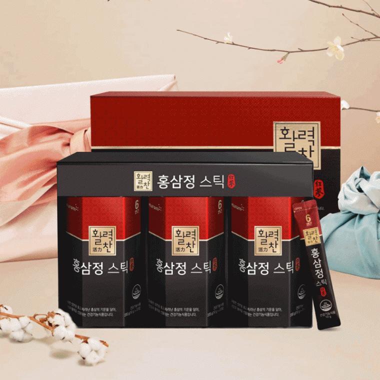 홍삼 스틱 6년근 10g 60포 명절 거래처 직원 선물 체중조절 C0