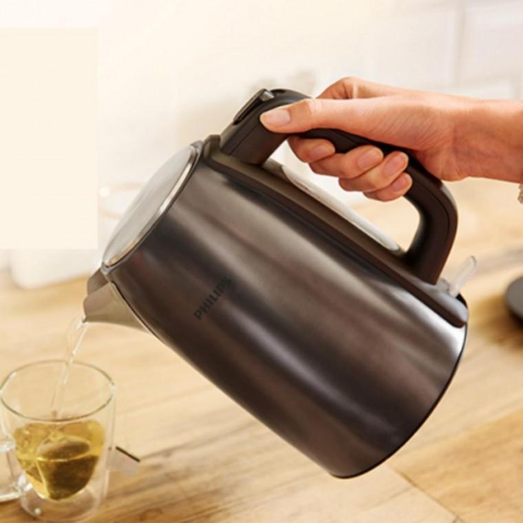 풀스텐 메탈 바디 무선 전기 주전자 커피 포트 1.7L