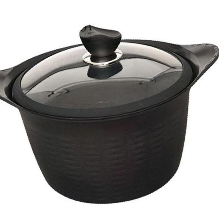 세라믹 곰통 블랙 28cm 1p 실리콘손잡이 인덕션 양손