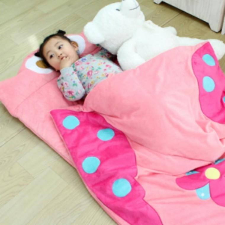 유아 유치원 부드러운 부엉이 침구 극세사 낮잠 이불