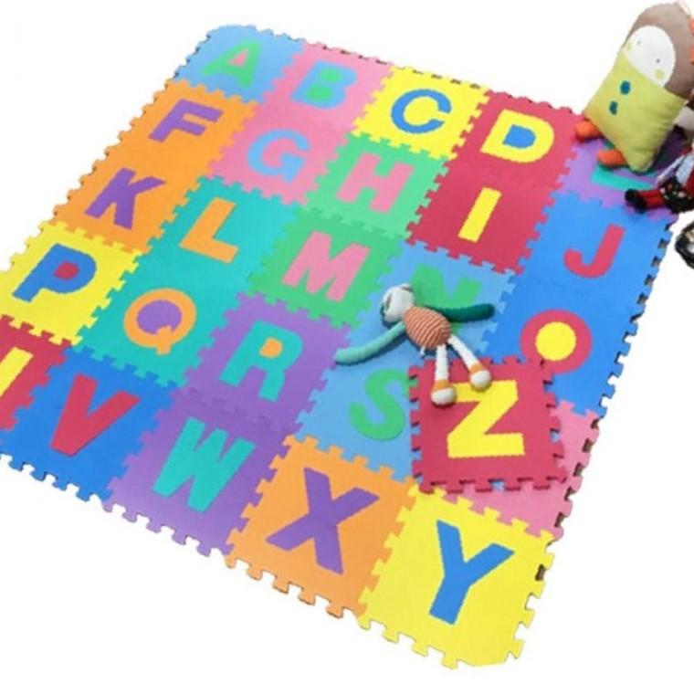 알파벳 퍼즐 매트 26P 30x30cm 영어 놀이방 층간소음