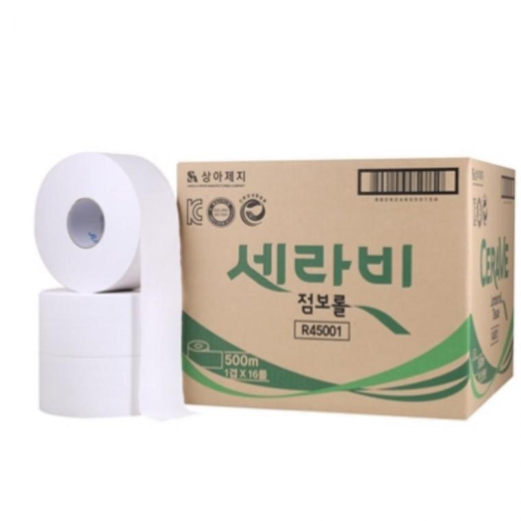 세라비 점보롤 휴지 화장지 1겹 500m 16롤 1박스