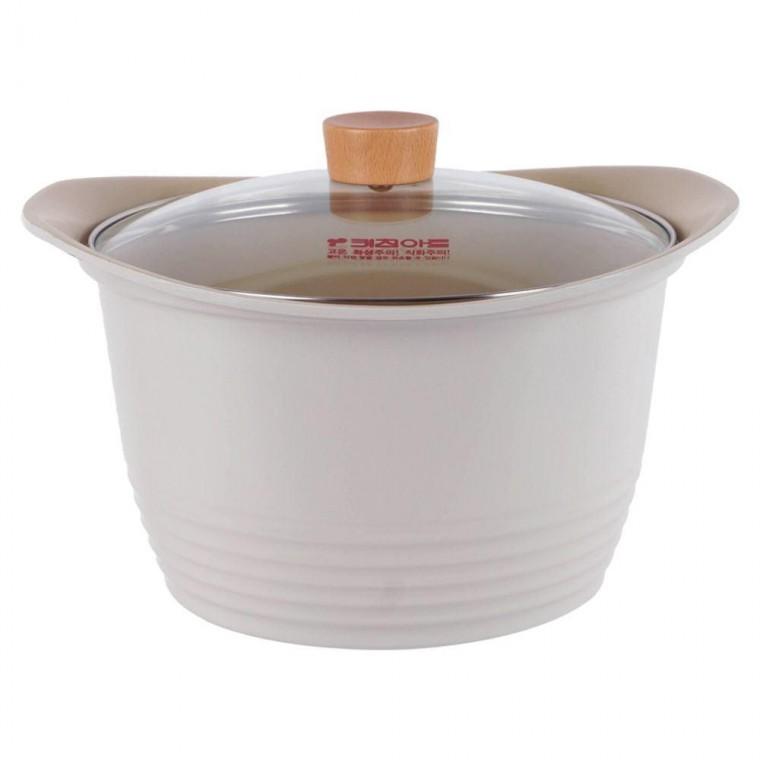 키친아트 세라믹 인덕션 곰솥 냄비 26cm