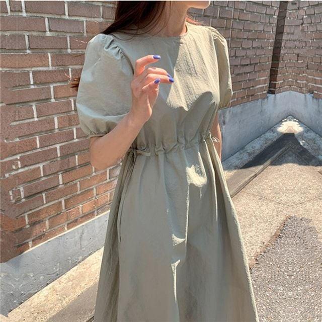 데일리 결혼식룩 여자원피스 패션원피스 원피스 퍼프소매 데일리옷 러블리