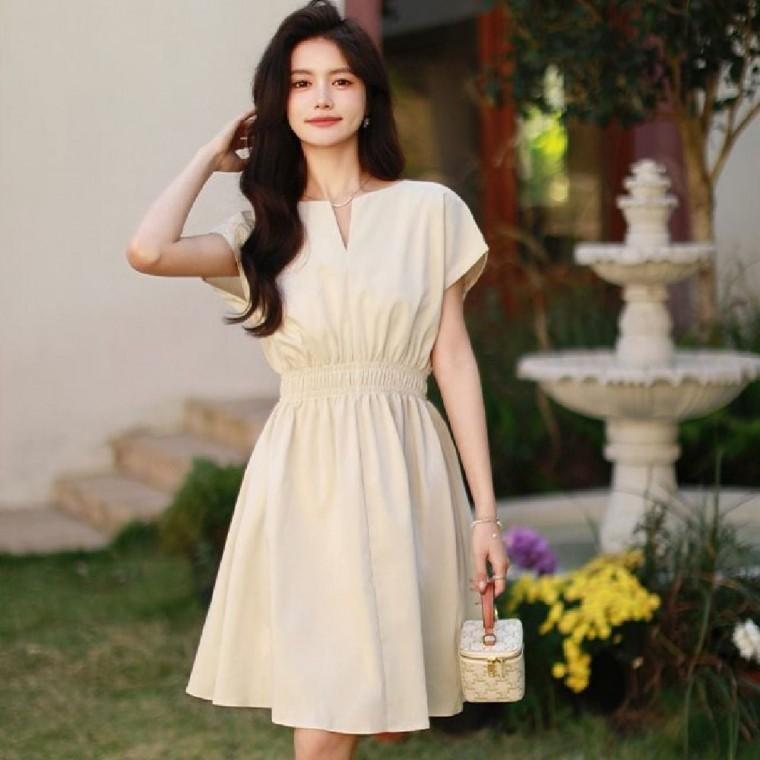 미니원피스 브이넥원피스 허리밴딩 데이트룩 데일리원피스 캐주얼원피스 원피스