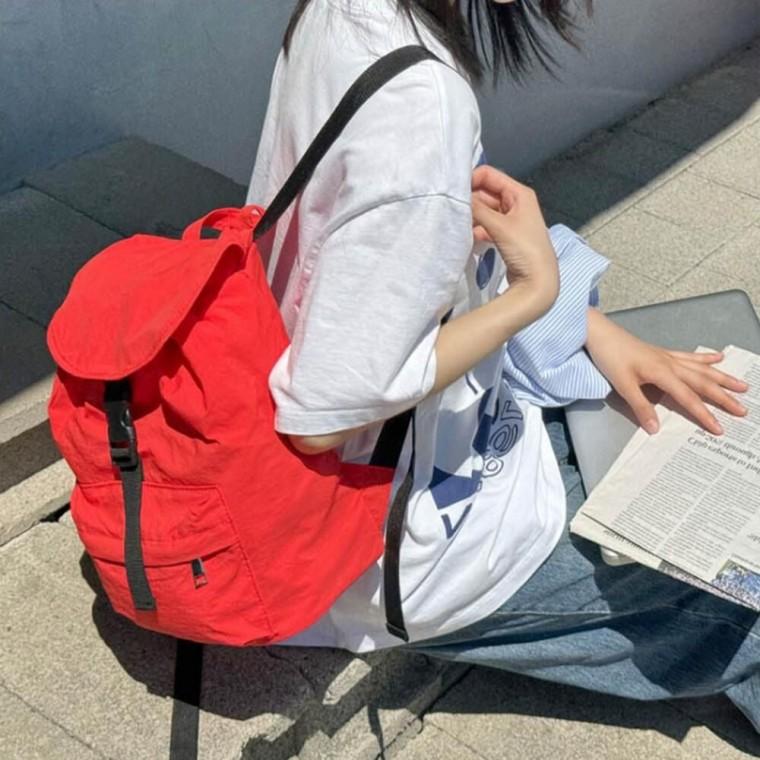 여성 데일리백 캔버스 에코백 깔끔한디자인 여자백팩 다용도 여성백팩