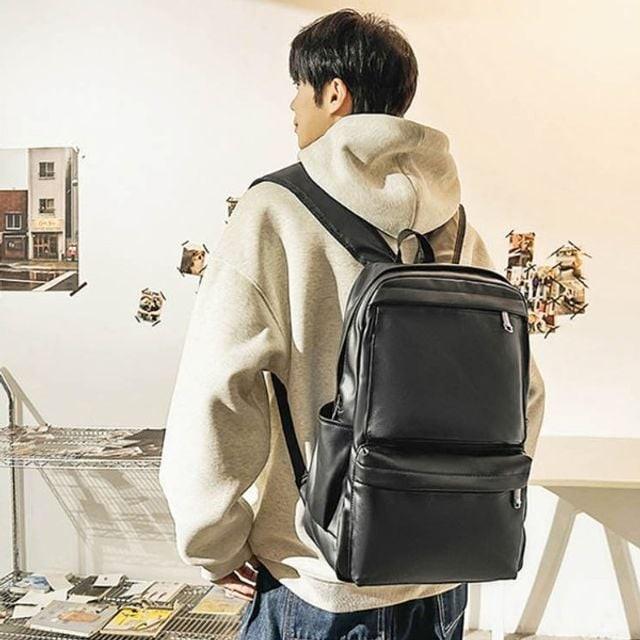 캐주얼가방 남녀공용백팩 서류 레더가방 비지니스 데일리백팩 세련된 백팩