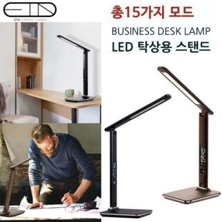 달력 공부 스탠드 온도계 학생 공부방 선물 탁상용 시계 조명 책상 LED