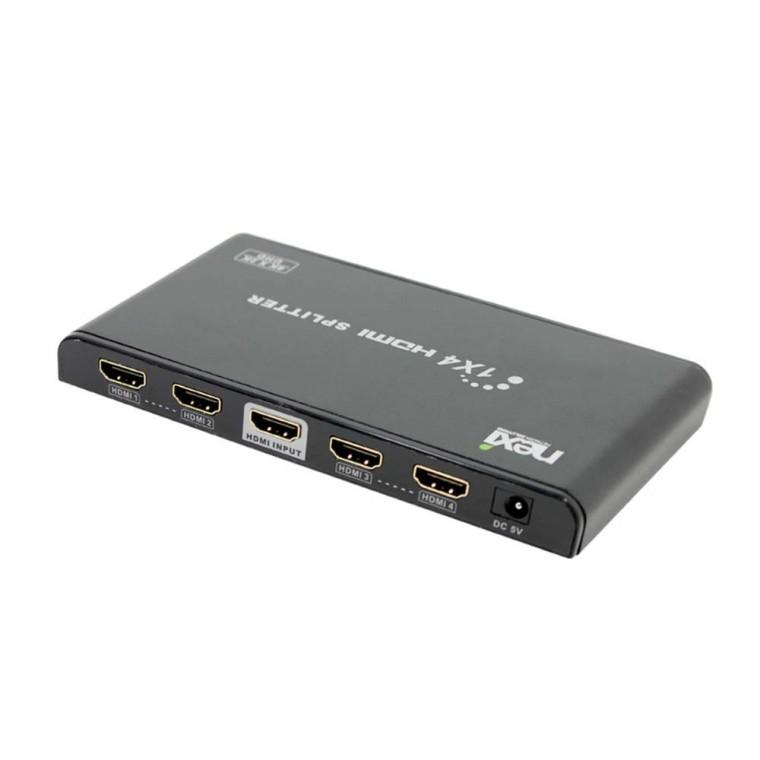 4K HDMI 1대4 분배기 PC 4대 동시출력 60HZ 노트북 컴퓨터 캠코더 콘솔게임기 3D영상플레이 지원