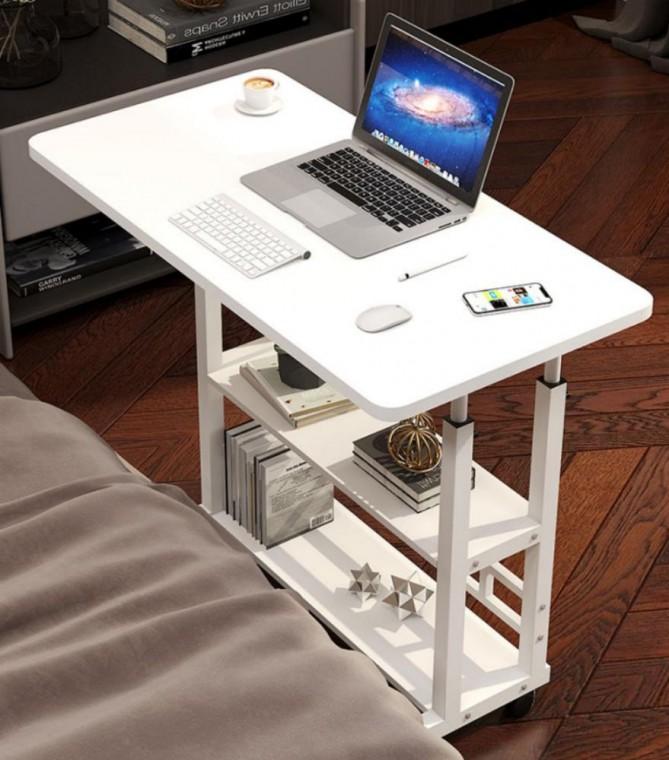 이동식 쇼파 소파 거실 침대 베드 사이드 테이블 보조 책상 높이조절