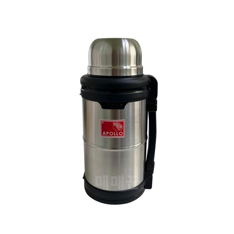 아폴로 대용량 2.5L 보온병 보냉병 스텐 얼음통 국내산 2500ml