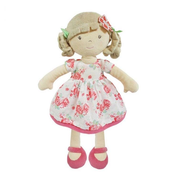 봉제 애착인형 꽃원피스 소녀 40cm 인형놀이 옷입히기