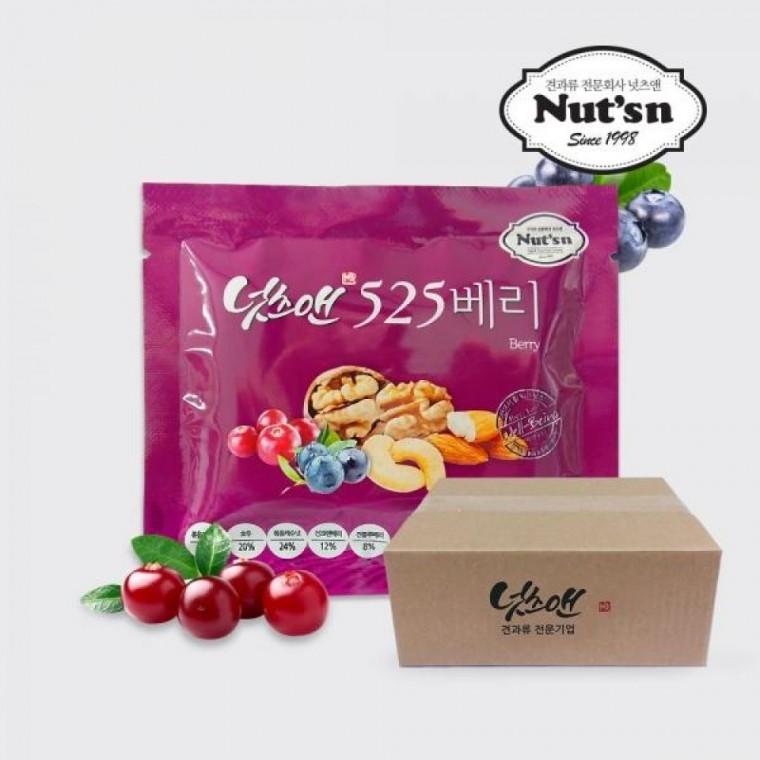 525베리(60봉) 실속형 넛츠앤 건강 안주 실속형 베리 견과 간식