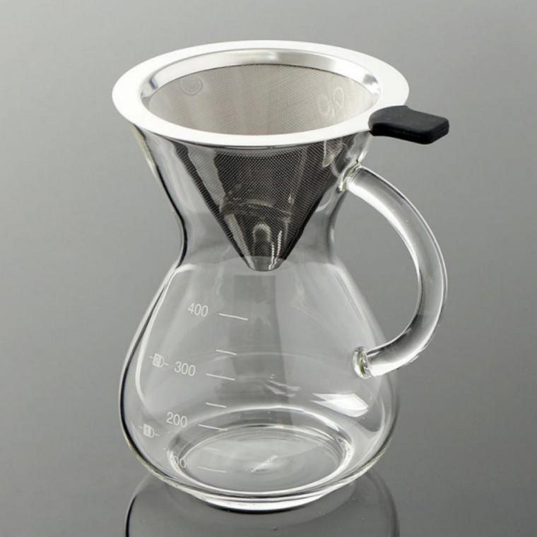 원두 커피 홈카페 필터 핸드 드립 서버 세트 400ml