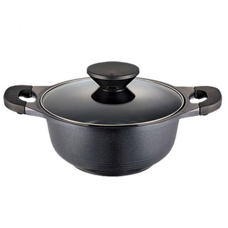 풍년 펄블랙 인덕션 IH 주물 냄비 양수 24cm