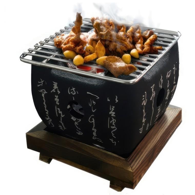 사각 바베큐 일본식 숯불 화로 캠핑 불판 화로대 대형 화덕 불멍 야외