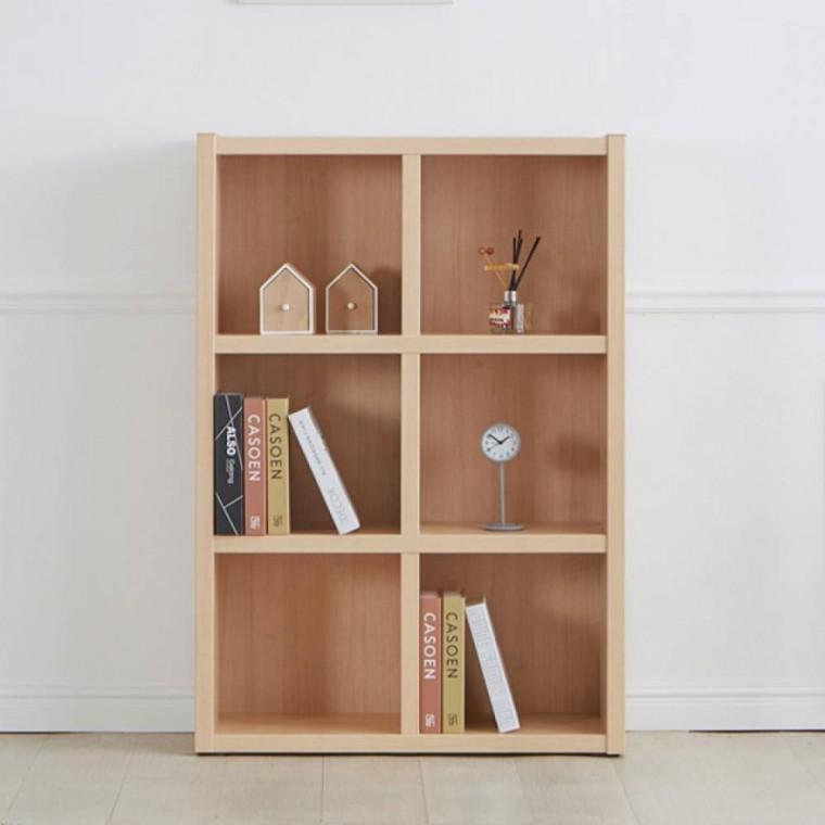 6칸 낮은 오픈 책장 800 4colors