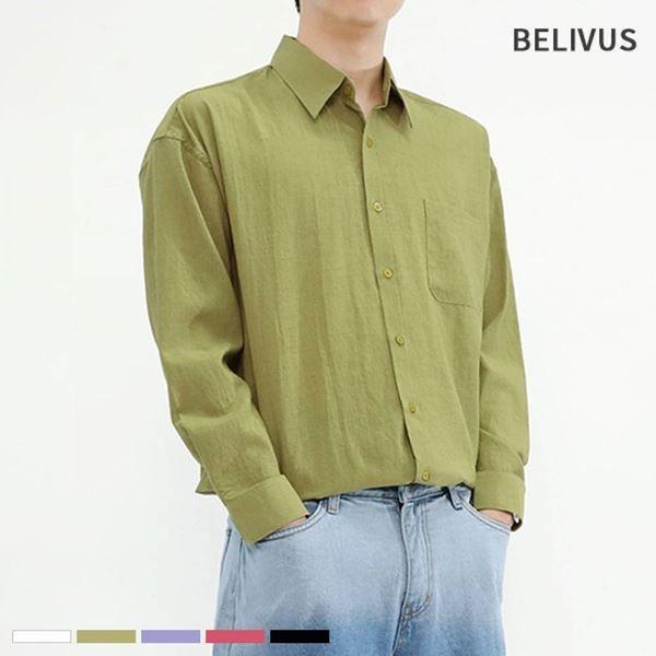 카라남방 베이직셔츠 남성셔츠 남자셔츠 오버핏셔츠 긴팔셔츠 긴팔