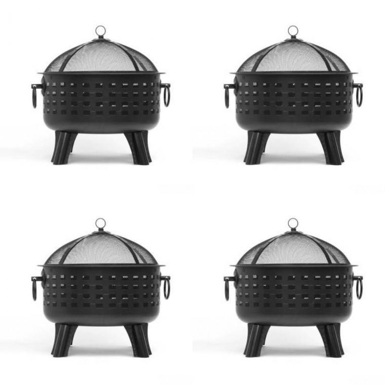 불멍 화로대 65cmx65cm 미니 바베큐