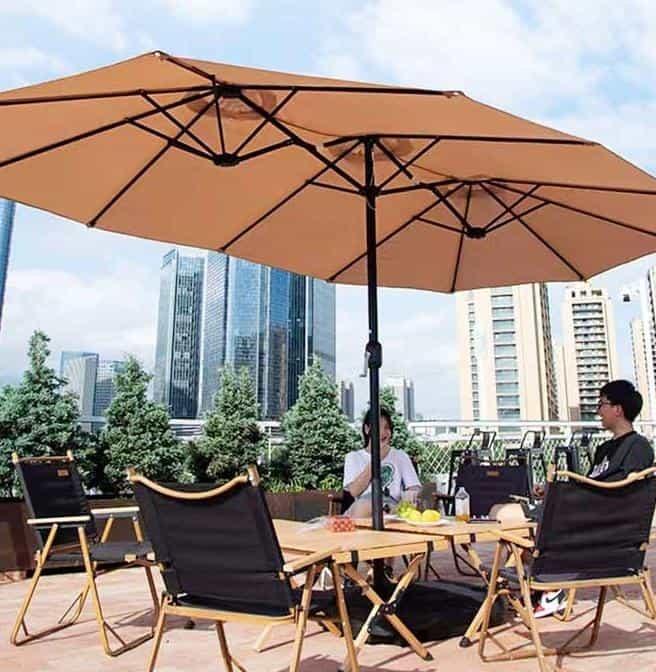 트리플 파라솔 세트 물통받침대 카페파라솔 옥상파라솔 파라솔받침대