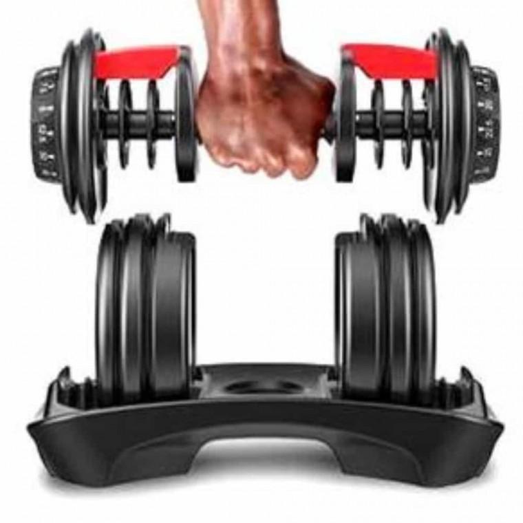 무게조절 덤벨 24kg 운동기구아령 홈트아령 홈트레이닝