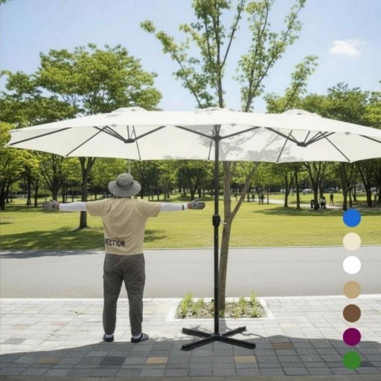 초대형 파라솔 대형 야외 옥상 그늘막 물통미포함