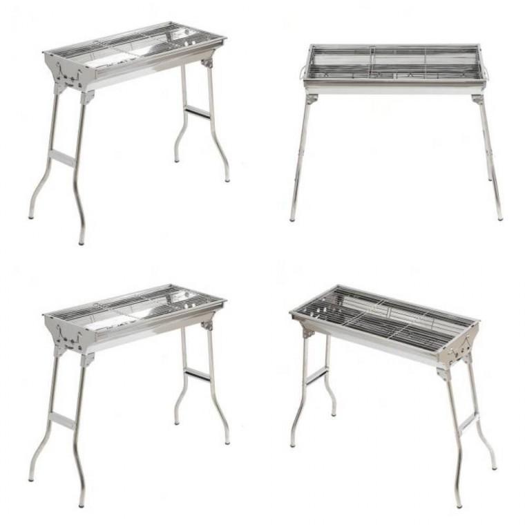 캠핑 접이식 바비큐 그릴 91x33.5x70cm 캠핑화로대 펜션