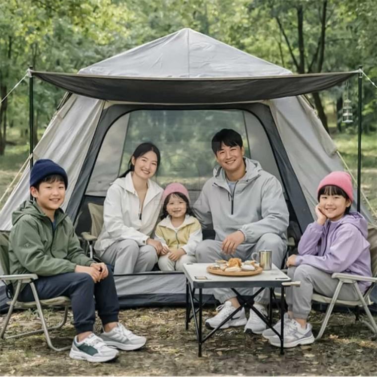 5 6인용원터치 텐트 터널형텐트 방수텐트 조립식텐트 5인용텐트 야외용텐트