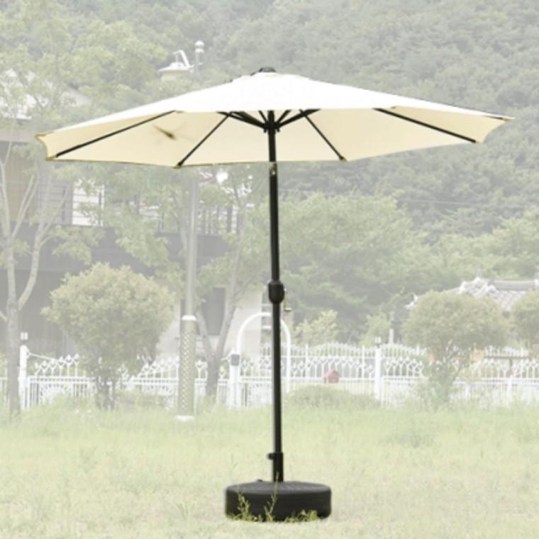 각도조절 물통포함 그늘막 반자동 파라솔 풀세트 2.7M
