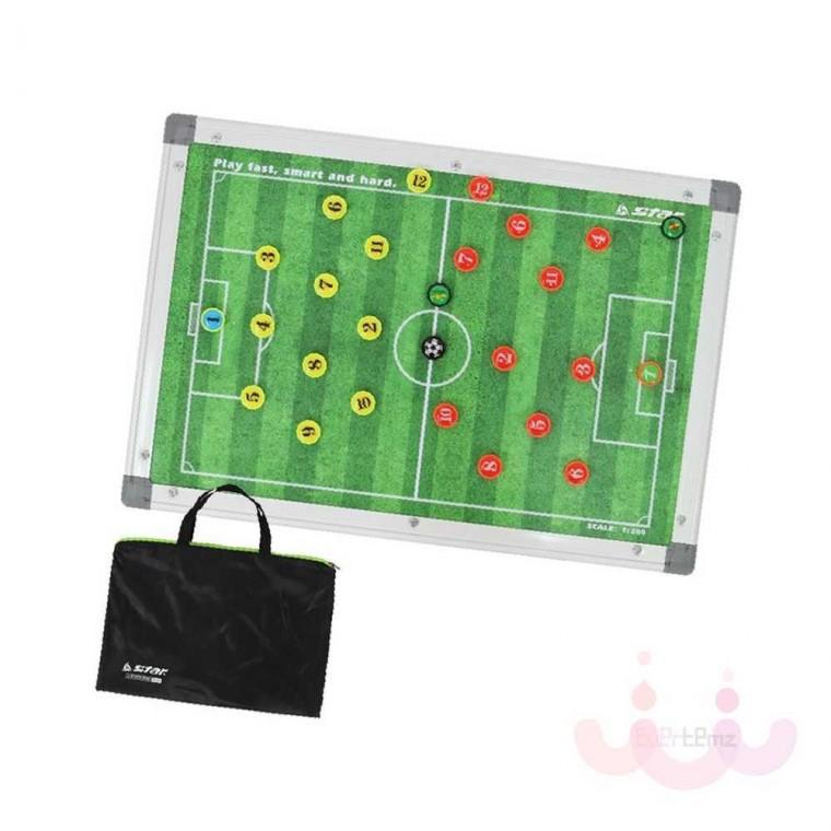 스타 양면 축구작전판 휴대용 축구경기준비물 축구소품 학교체육용품