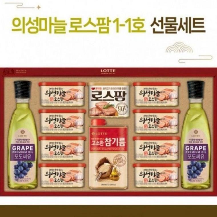 선물세트 롯데햄 1호 명절선물세트 의성마늘추석 1 로스팜