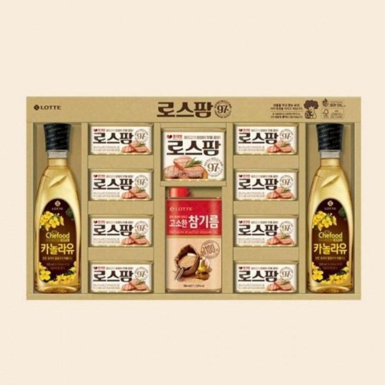 명절선물 명절 참기름 1세트 로스팜햄 선물세트 카놀라유