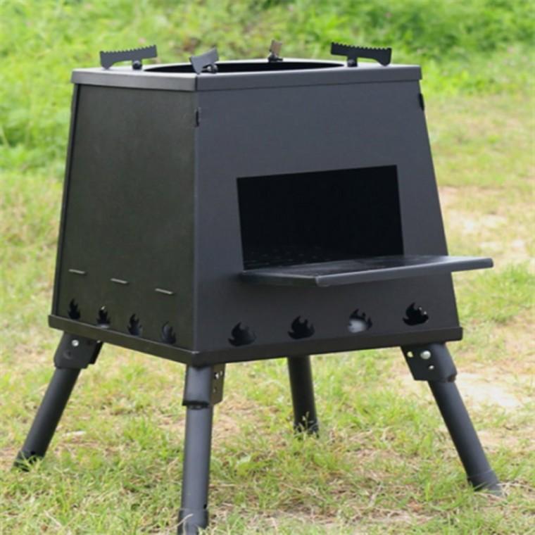 접이식 화목난로 35x47cm 블랙