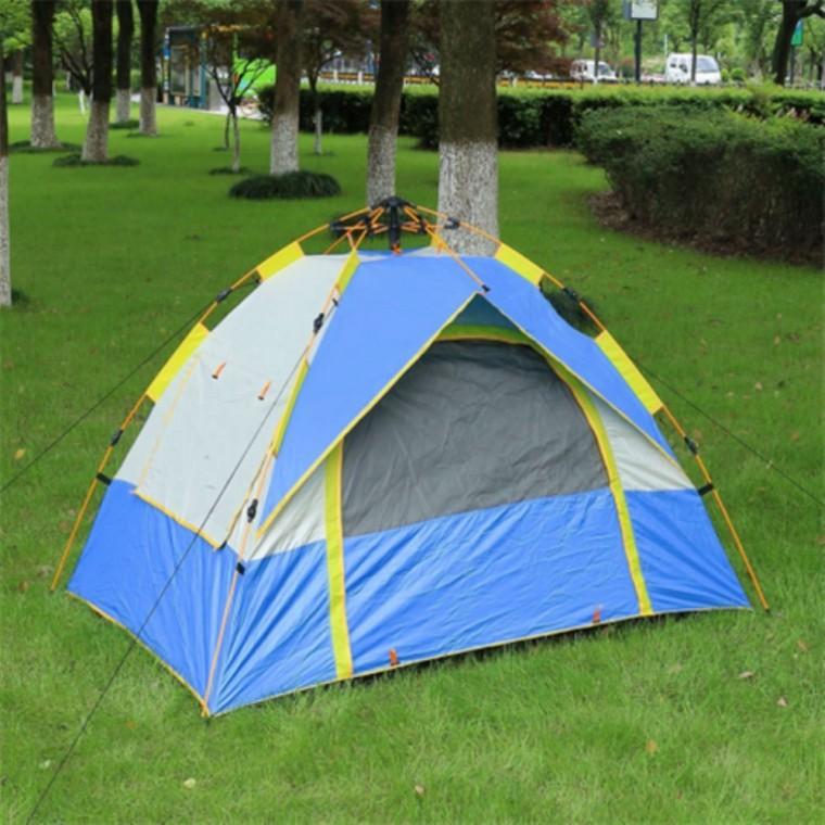3인용 원터치텐트 블루 2인용자동텐트 낚시용텐트