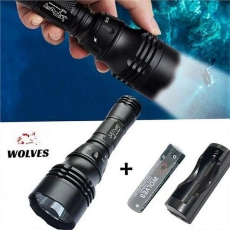 잠수 낚시 캠핑 해루질 방수 수중탐조등