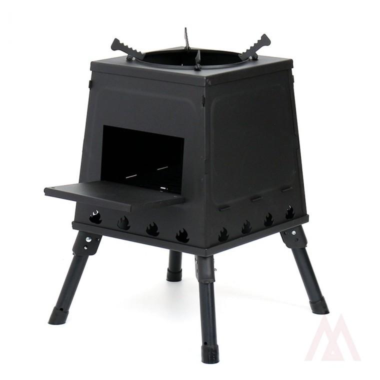 접이식 화목난로 35x47cm 블랙 캠핑필수 개인화로 야외그릴