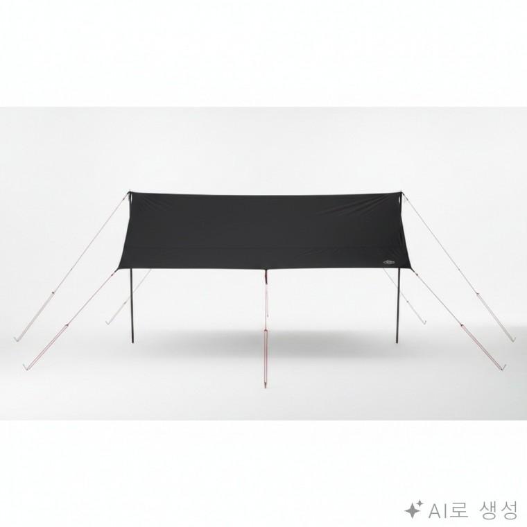 캠핑 직사각형 타프 타프텐트 블랙타프 그늘막쉐이드