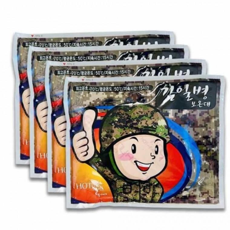 핫팩 160g x 120p 일회용손난로 포켓핫팩 군용핫팩