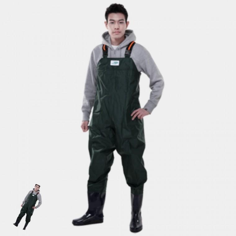 체스타 해루질바지 방수작업복바지 갯벌바지 가슴장화 어부복바지