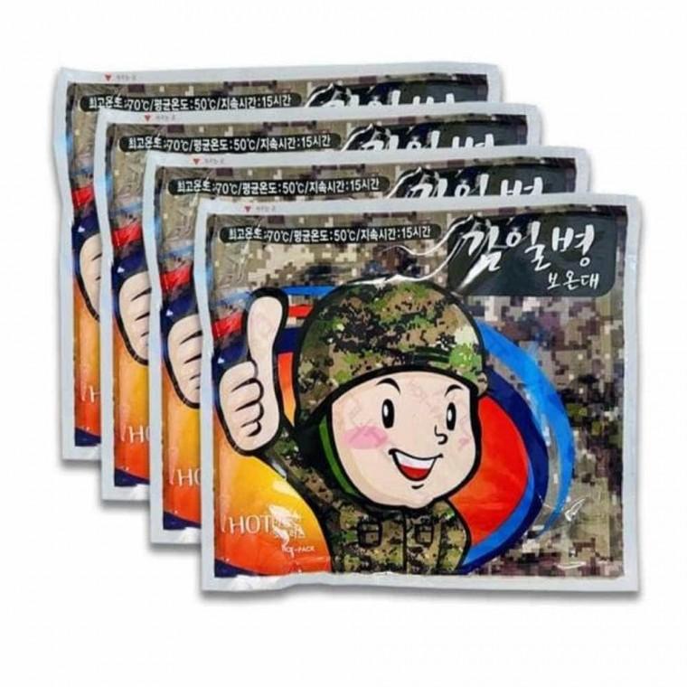 혀니추천 군인 핫팩 160g x 120p 낚시핫팩