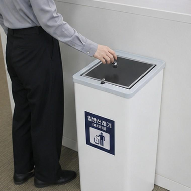 아크릴 분리수거함 350x350x700 일반쓰레기 수거함 국내생산