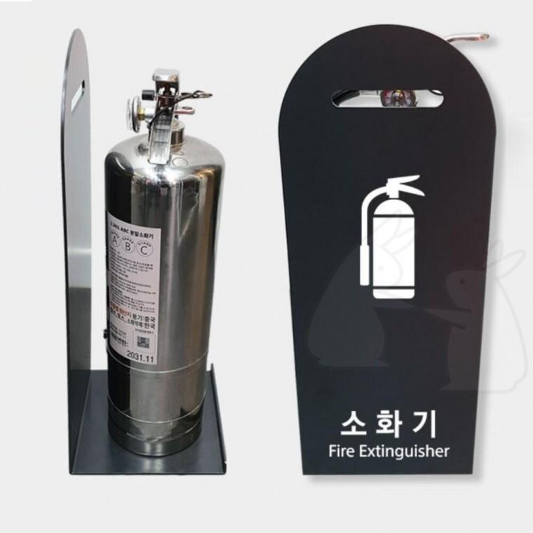 소화기 받침대 다크그레이 거치대 가리대 개업선물 소화기함 복도 커버